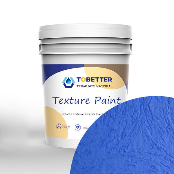 Acrylfarbe für Außenwände Textur Kunst Textur wasserdicht Hochglanzfarbe auf texturisierten Wänden