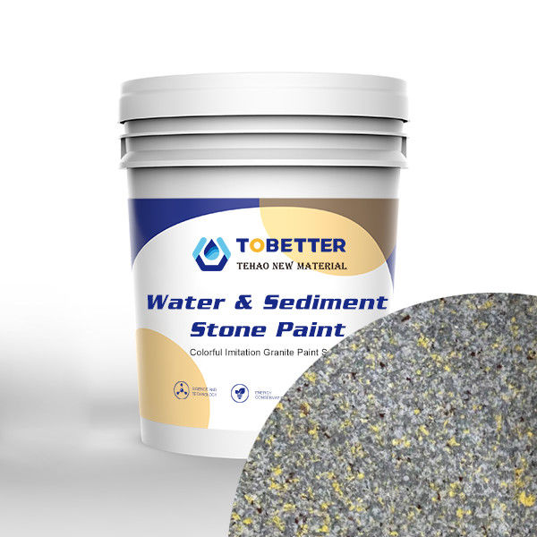 Natürliche Imitation Steinfarbe Beton Wandfarbe Außen Textur Nippon Ersetzen Wasser Und Sediment