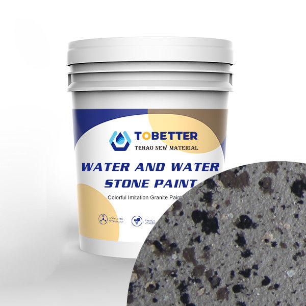 Pulverwandfarbe Graue Imitation Granitsteinfarbe Wandfarbe Außenwasserübertragen