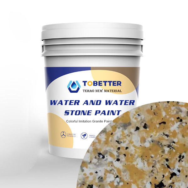 False Imitation Steinfarbe Wasserdichte Farbe für Außenwände ähnlich Dulux