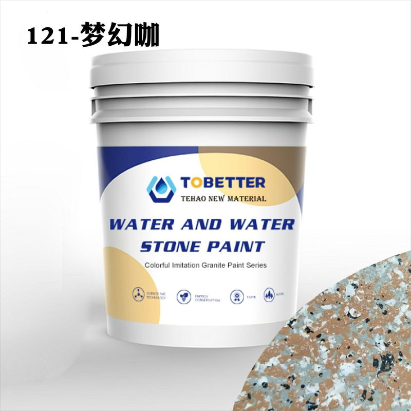 121 Granit-Imitat-Steinfarbe Wasser und Wasser ähnlich Dulux-Fälschungs-Steinfarbe